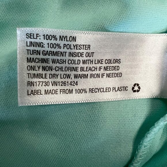 Xhilaration Women's Lace Sleeveless A-Line Dress Green Size Medium Above Knee - Picture 9 of 9